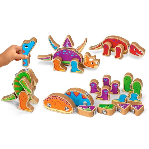 Lakeshore Other - Lakeshore Learning Snap-Dinos Age 3 - 6 Years 38 pcs